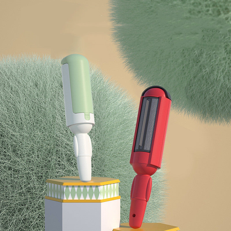 Reusable Pet Hair Remover Roller with Self-Cleaning Base